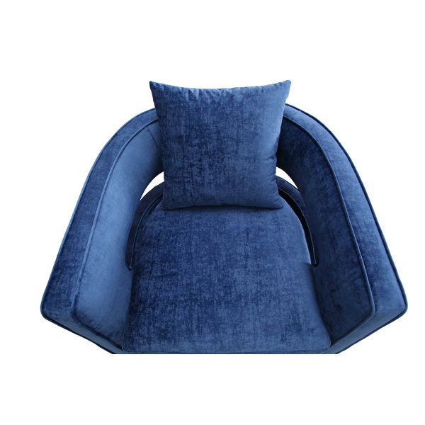 Joss & Main Jolia Upholstered Swivel Barrel Chair & Reviews Wayfair